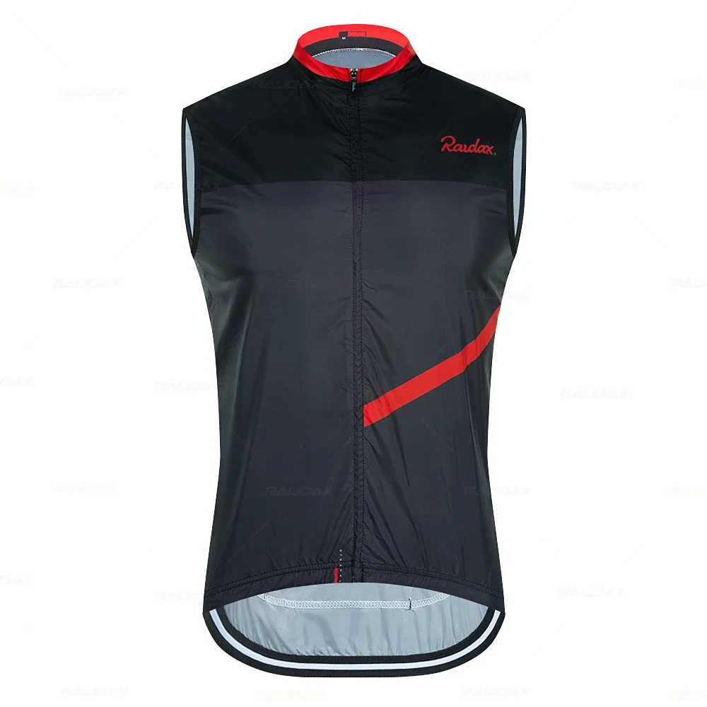 Raudax-Windproof Cycling Jackets, Unisex Clothing, Bike Maillot, Sport, Sleeveless, Light, Offroad Cycling Jersey,