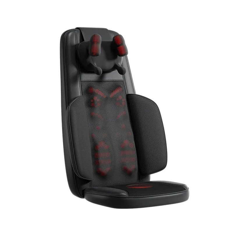 Home Automation Back Hot Compress Kneading Vibration Massage Seat Cushion Shiatsu Neck and Back Massager Massage Chair Cushion