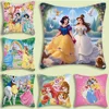sweet Princess Pillow Covers Cartoon Sofa Decorative Home Double-sided Printing Short Plush Cute Cushion Cover 1