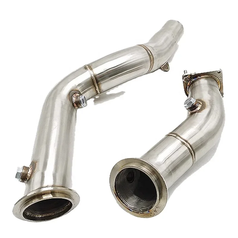 Quality Exhaust Downpipe For M4 F80 F82 3.0T 2014- Stainless Steel Catless downpipe without Car Exhaust System