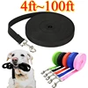 4ft-100ft Nylon Dog Leash Long Leash for Dogs Pet Shop Outdoor Training Extended Control Dog Leashes Pet Accessories All Dogs