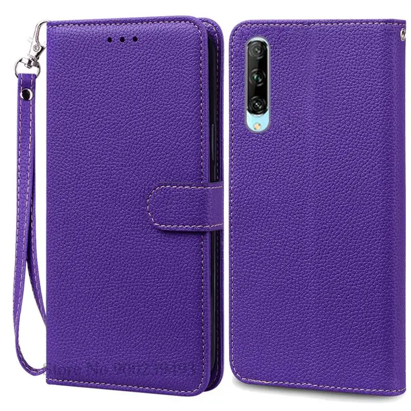 Huawei P Smart Pro Soft Silicone Wallet Flip Phone Cover