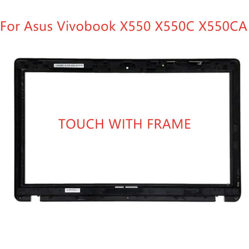 

15.6" inch Laptop Touch Screen Digitizer Glass replacement For Asus Vivobook X550 X550C X550CA laptop with frame bezel
