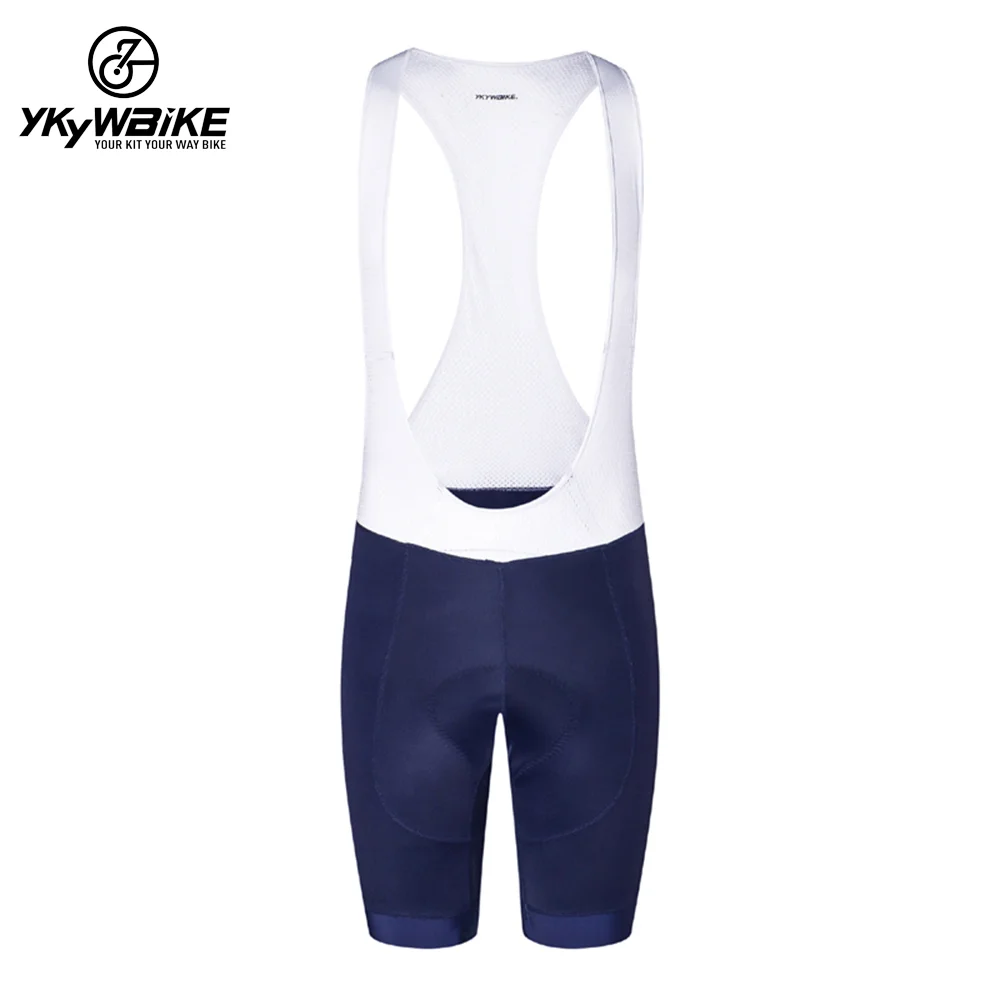 YKYWBIKEpantalones cortos con pechera para ciclismo profesional