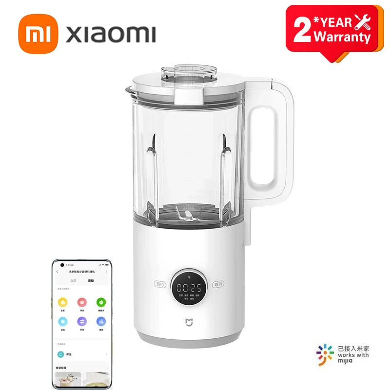 Xiaomi Mijia Smart Blender Blender Mixer Food Vegetable Processor Kitchen  Juicer Home Kitchen Cooking Machine With Mijia App