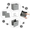 Non-Woven Fabric Storage Box Wholesale Portable Fabric Storage Box without Lid Household Clothes Toy Finishing Box 5