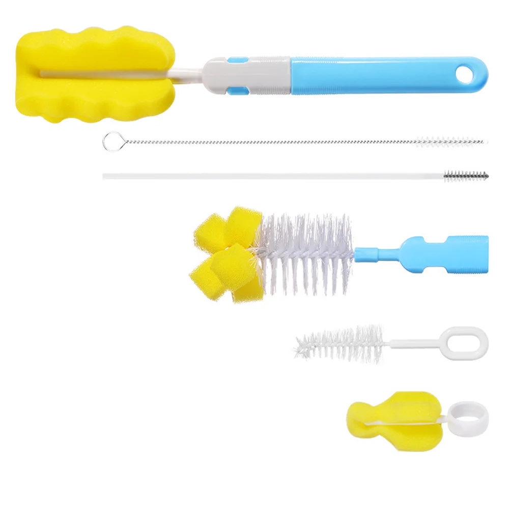 6 Pcs Six-piece Straws Brush Set Bling Water Bottle Baby Cleaning Kit Detergent
