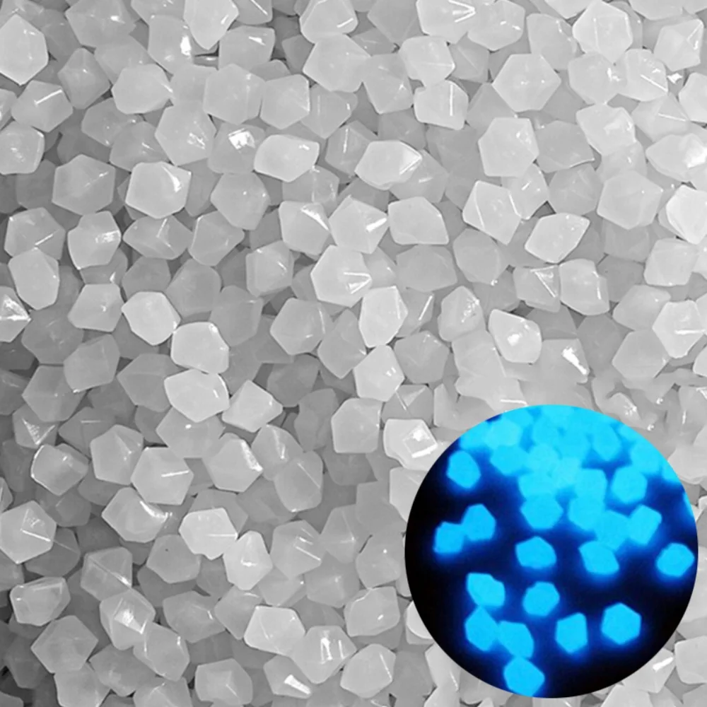 Description Picture 4 of item500PCS/Pack Garden Decor Luminous Stones Glow In Dark Decorative Pebbles Outdoor Fish Tank Decoration Pebble Rocks Aquar