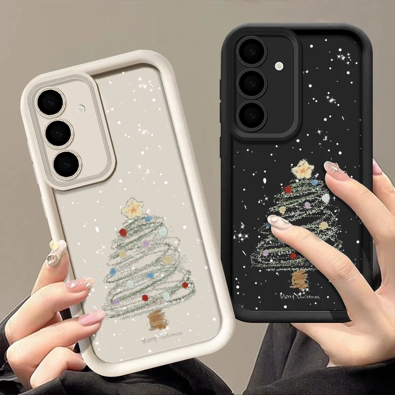 Festive Christmas Tree Soft TPU Phone Case – Durable and Stylish Protective Cover