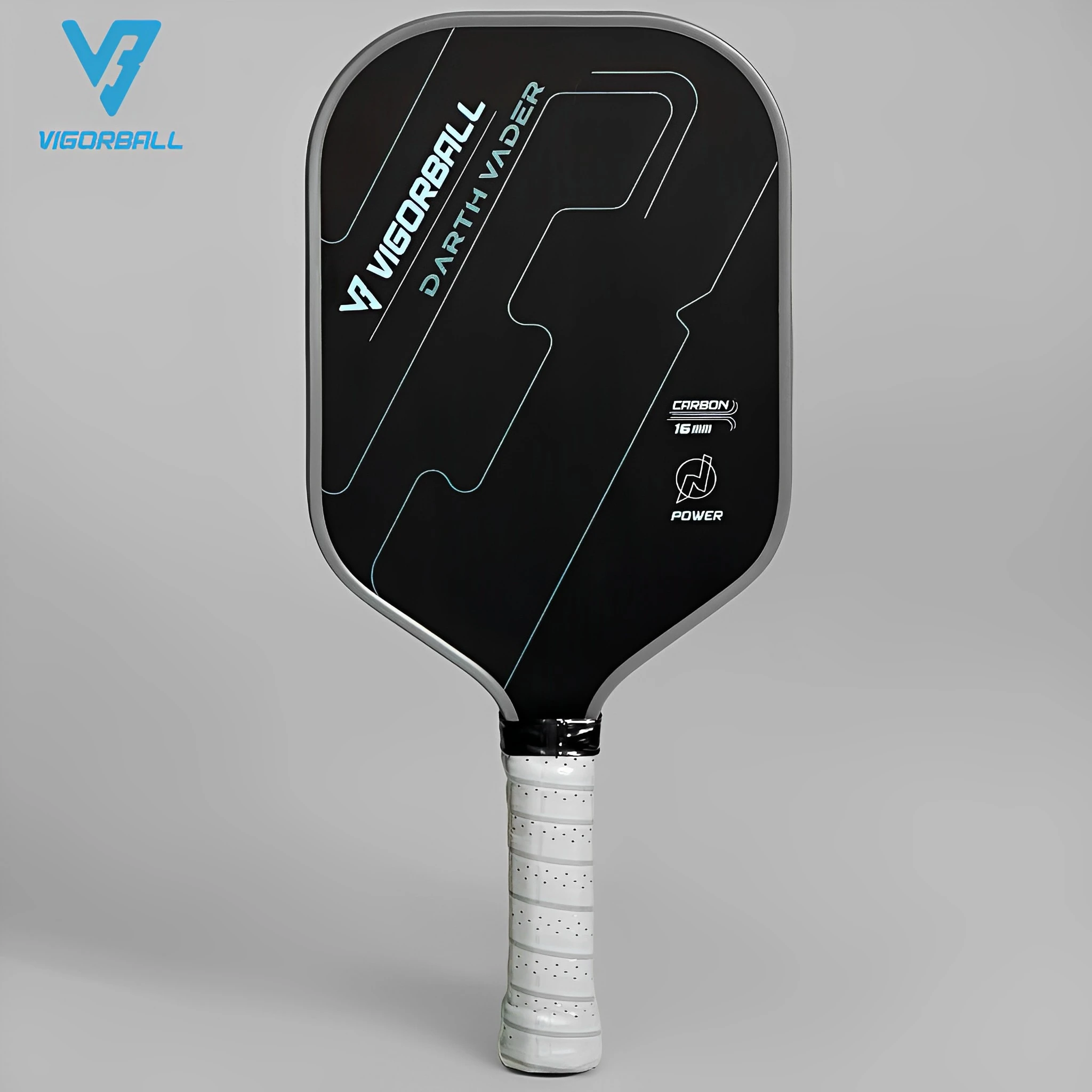 T700 Raw Carbon Fiber Pickleball Paddle for Pros Carbon Friction Surface Polymer Honeycomb Core Enhanced Power&Spin&Control 16MM
