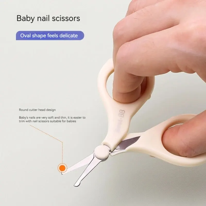 Nail Clippers Baby Nail Care Kit Four-piece Safety Clip-on Child Clipper Set