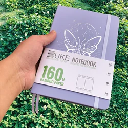 Premium Bamboo Watercolor Journal with Dotted Super White Pages - 160gsm bamboo paper (Butterfly)