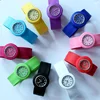 10 Colors Choose Childrens Unisex Silicone Rubber Slap Wrist Pop Watch For Boys Girls Kids Gift A5 Mens Womens Boys And Girls 5