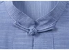 Plus Size 7XL 8XL 9XL 10XL 12XL Men's Short Sleeve Shirt Chinese Style Tang Suit Loose Casual Traditional Kung Fu Uniform Male 5