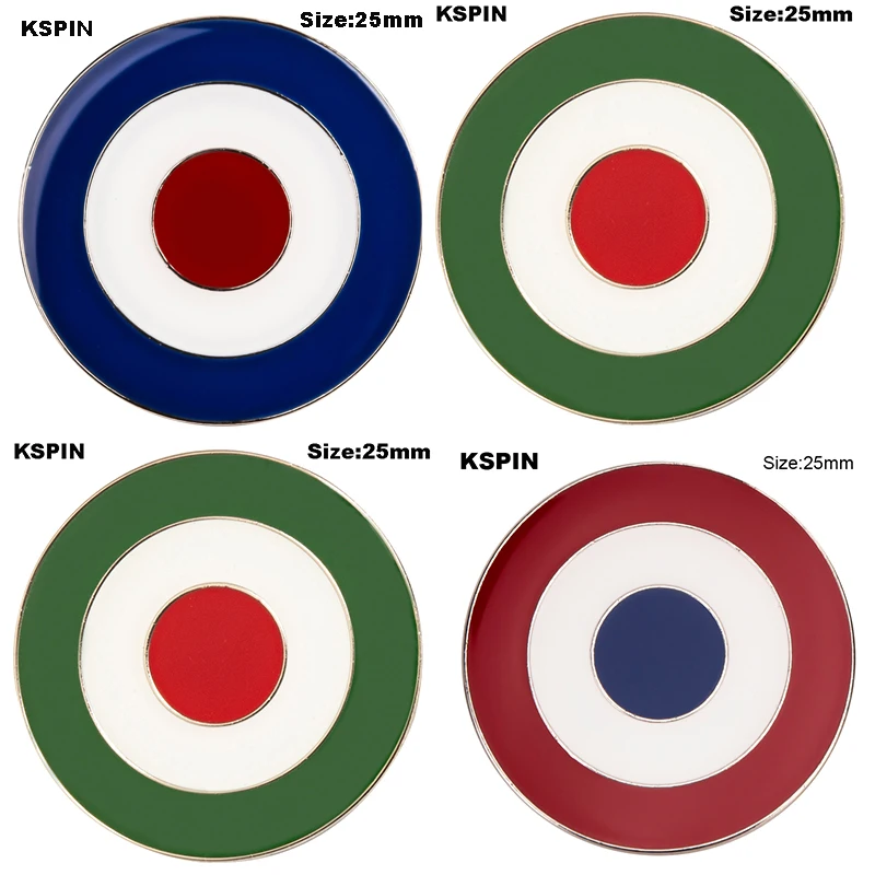 

MOD Target Badges on Backpack Pin Brooch Lapel Pins Badge Brooch