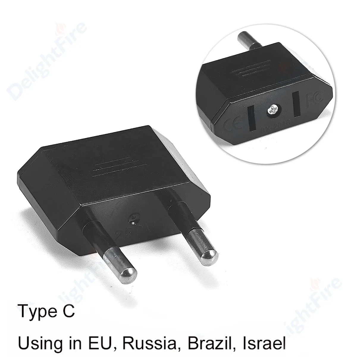 1 pz Adattatore presa spina da US a UE CN Cinese a Euro Adattatore da viaggio UE Convertore spina europea Prese di corrente elettrica Presa  44