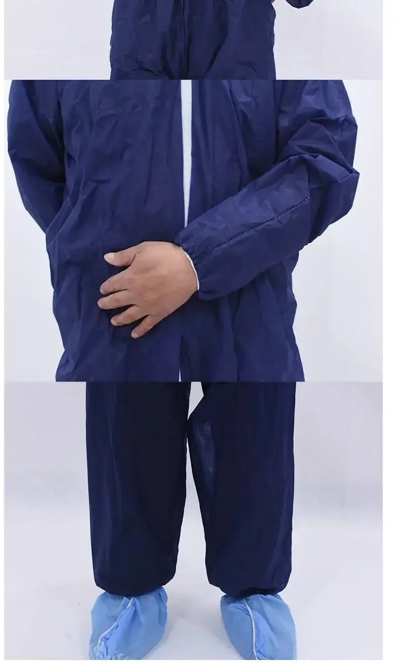 Disposable Non-woven Fabric Protective Breathable Dustproof AntiFouling Work Coverall Suit