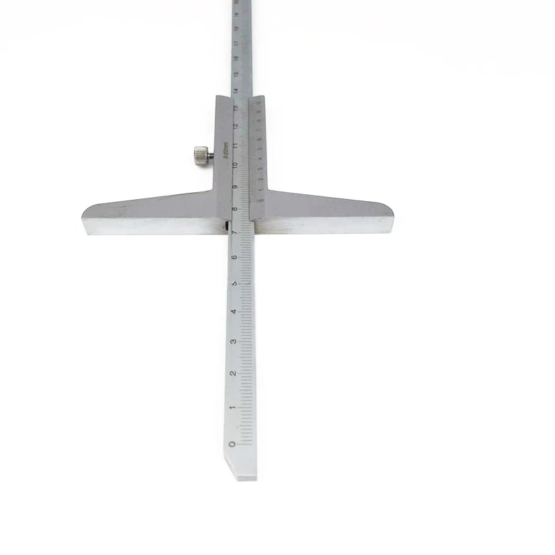 Description Picture 5 of item0-150mm 0-200mm 0-300mm Depth Vernier Caliper 0.02mm Steel Metric Gauge Micrometer 6inch 8inch 12inch depth Measuring Tools