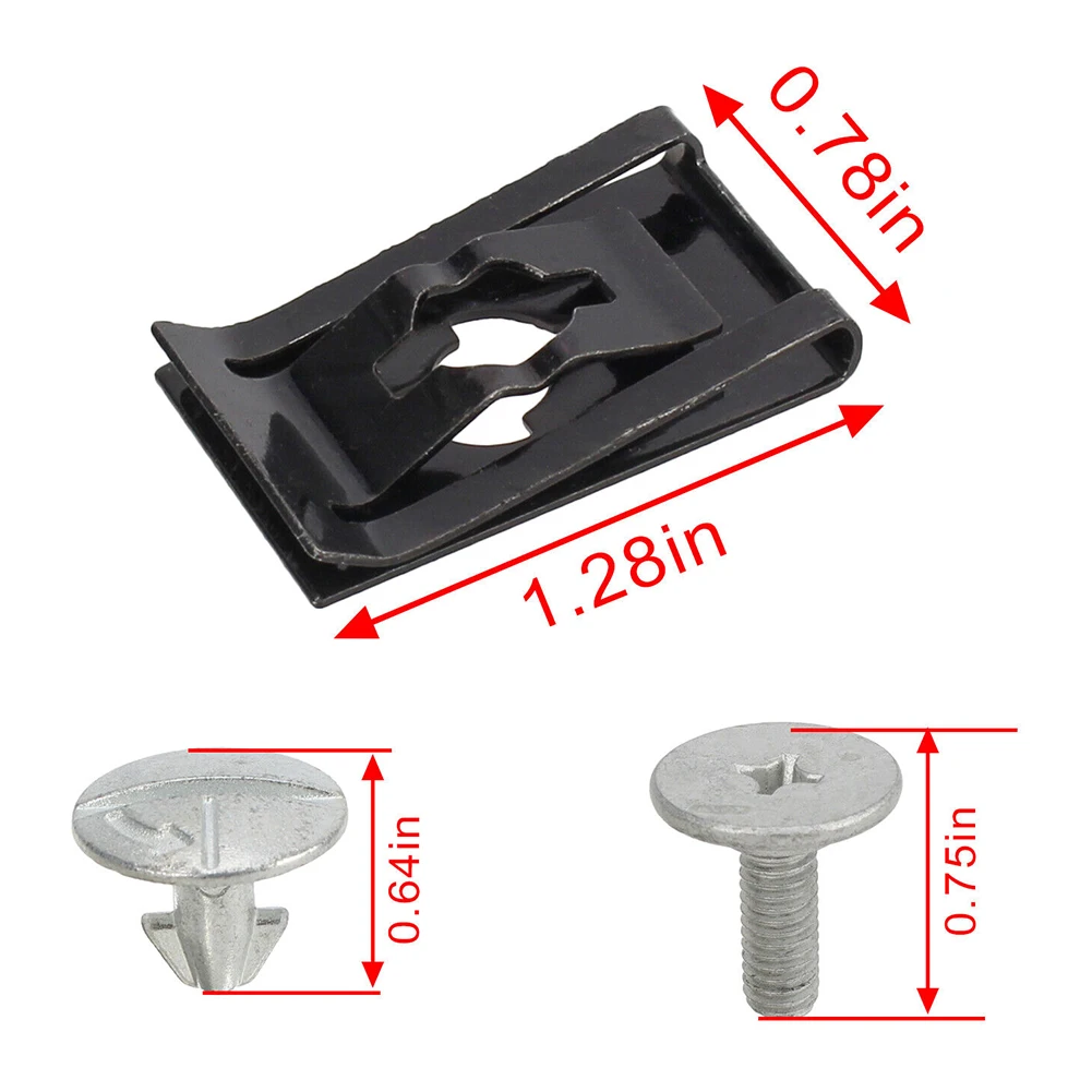 محرك السيارة الغطاء السفلي سبلاش درع دبوس مسامير ،...