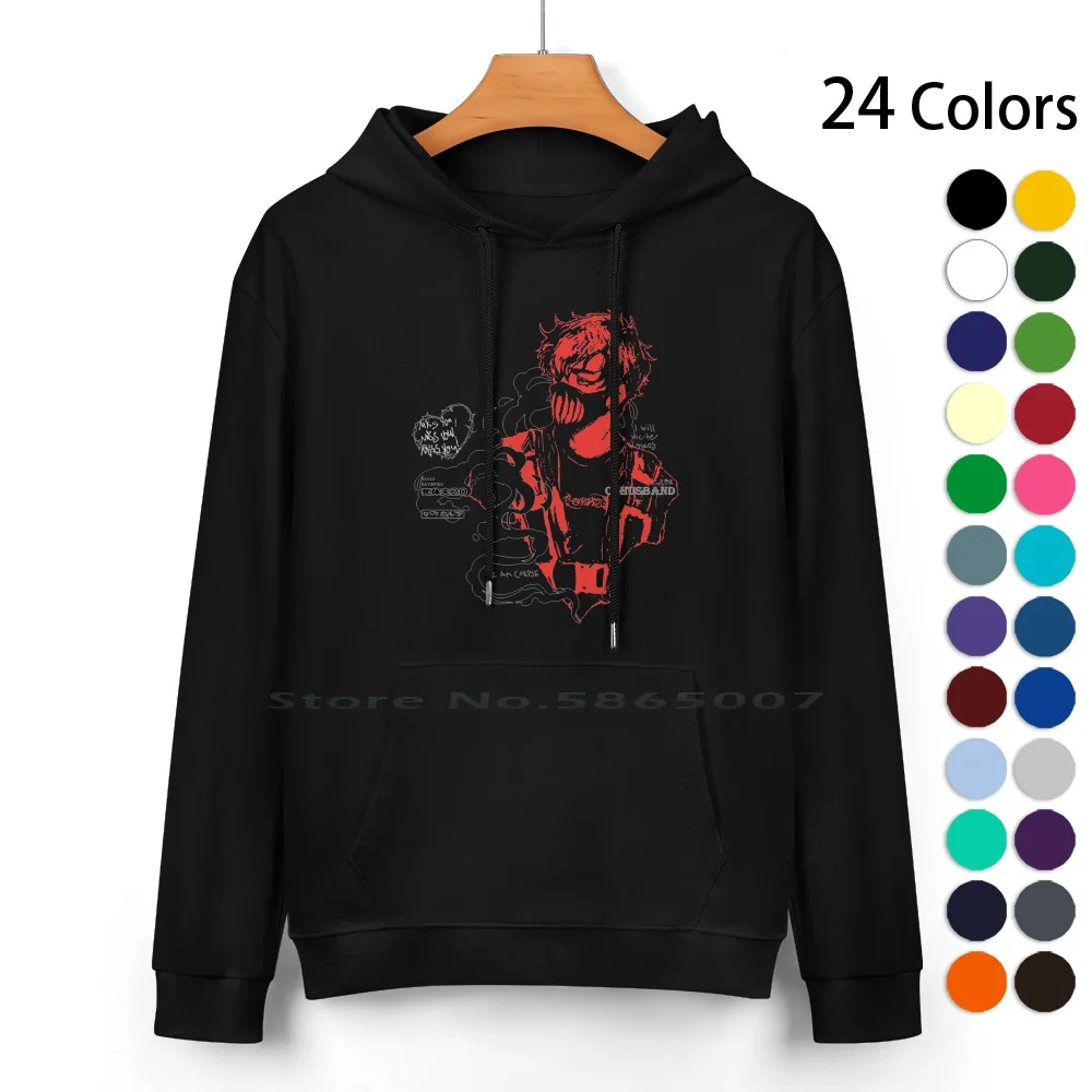 

Corpse Husband Design | I Will Incite Chaos Pure Cotton Hoodie Sweater 24 Colors Crewmate Corpse Husband Gaming Corpse Husband