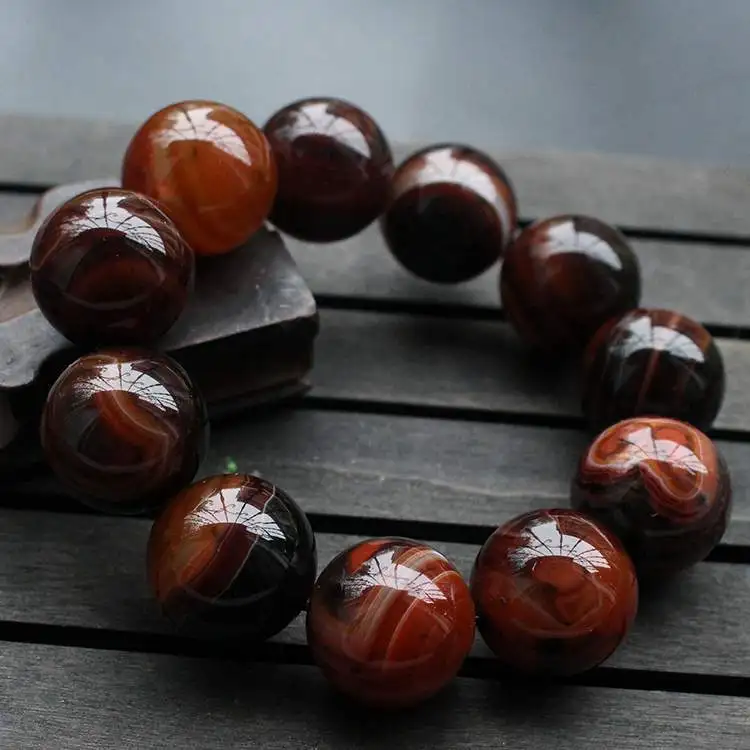 Natural Dream Sardonyx Bracelet Men and Women Ethnic Style Bracelet Jewelry