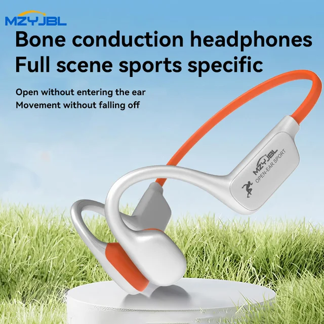 MZYJBL Wireless Headphones Neckband Bluetooth5.4 Bone Conduction Sport Stereo Headset ENC Noise Reduction Earphone Headphone