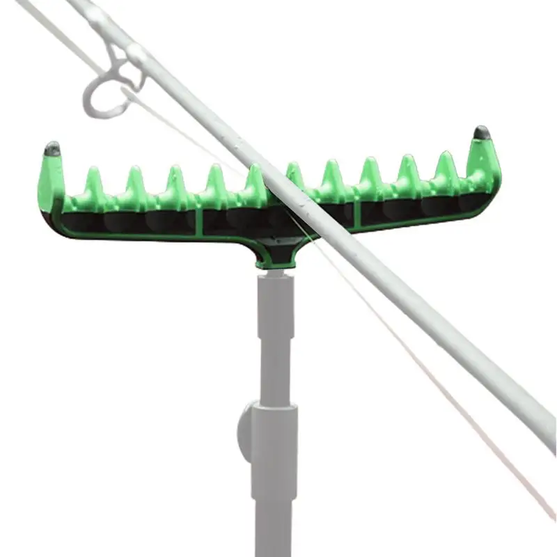 Fishing Pole Holders Horizontal Rod Storage Rack Fishing Tripod Tackle Accessories Rake Bracket Head Carp