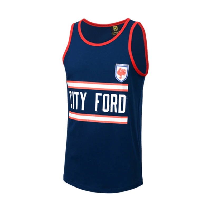 

Eastern Suburb Roosters Retro Training Singlet Rugby Jersey size S--3XL