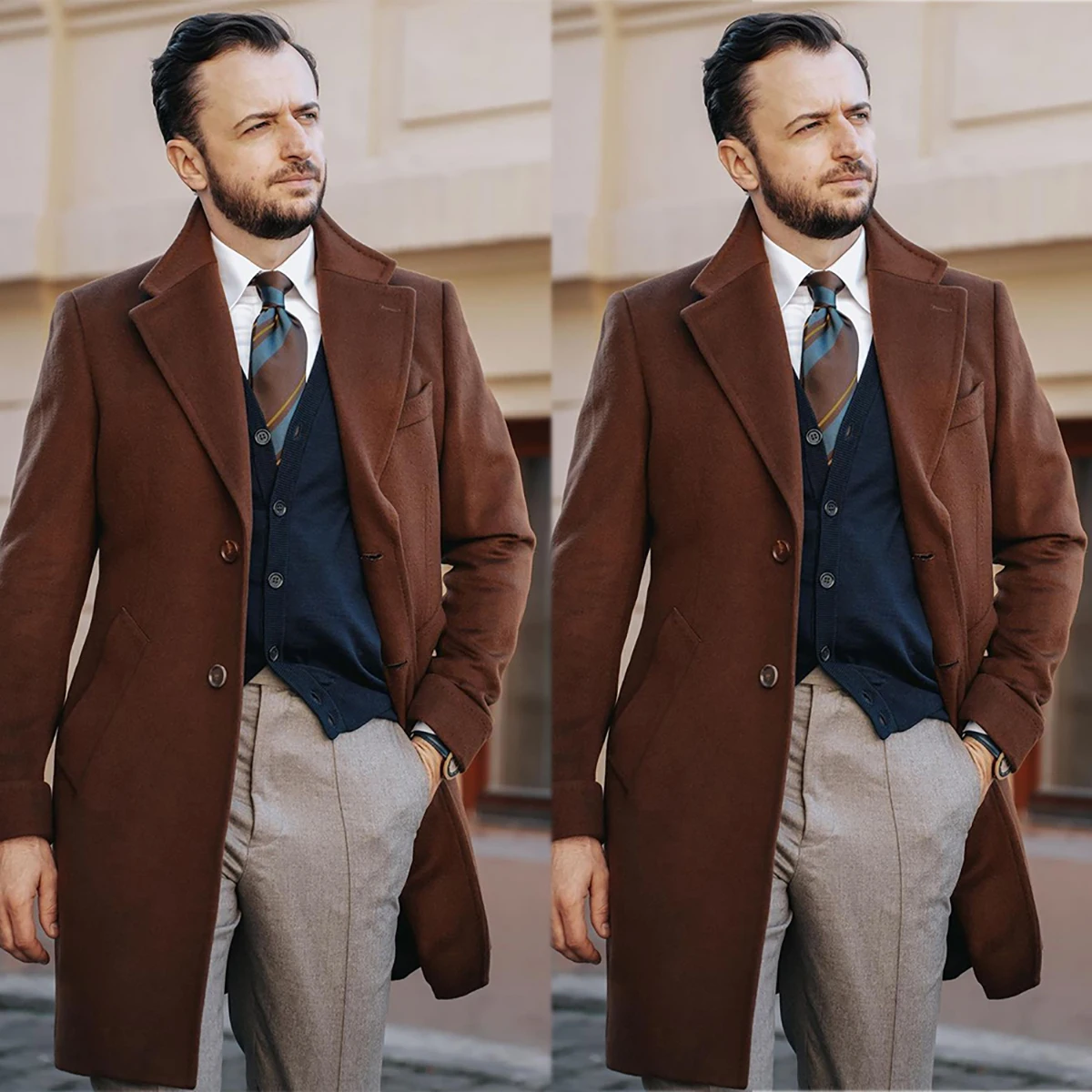 Casual brown coat Clearance