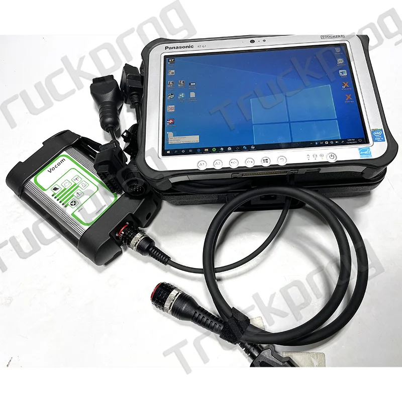 

For-Volvo Vocom 88890300 Vcads Ptt 2.8 Tech Tool APCI+touchpad FZ G1 tablet For Renault UD Mack for-Volvo diagnostic tool