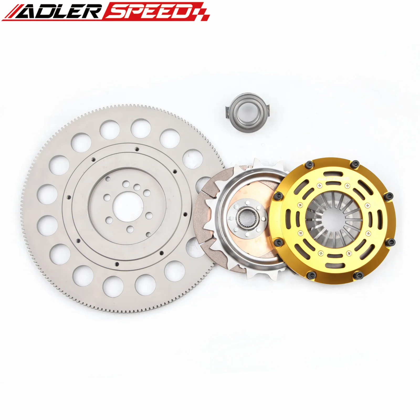 ADLERSPEED 레이스/스프렁 싱글/트윈 트리플 디스크 클러치 키트 (97-04년식 폰티악 GTO/쉐보레 카마로 Z28, SS/Z06 5.7L LS1/LS6 용)