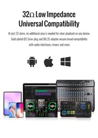 TAKSTAR PRO 70 Original Earphones Professional Fully Enclosed Foldable Monitoring Headphones Game Music Headset - Image 5