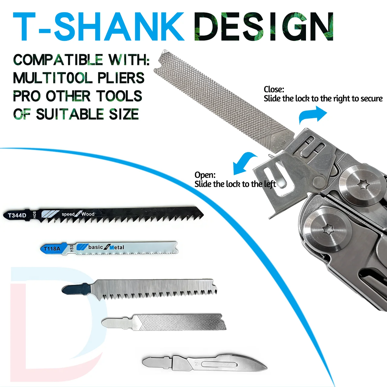 Daicamping DL30 DL25 DL301 DL302 Hand Tools Sets Exchangable Parts Saw Knife Screwdriver Bit Files Multitools Plier Parts