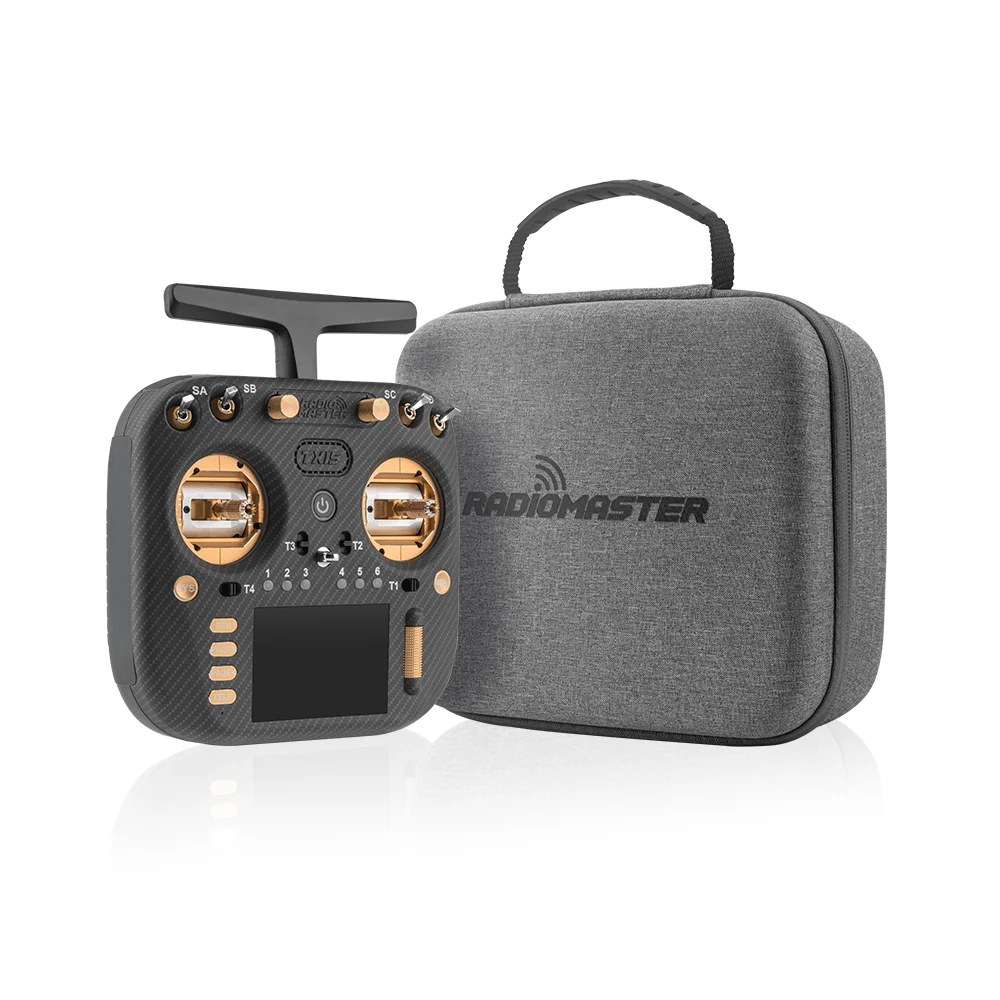 RadioMaster TX15 Max Radio Controller 3.5inch IPS Touchscreen ExpressLRS With AG02 CNC Hall Gimbal Built-in Gyro Microphone 3
