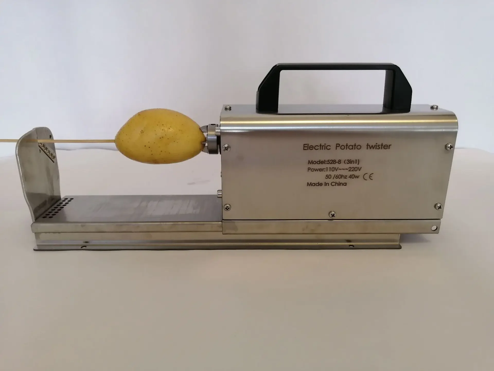 3 In 1 Electric Tornado Potato Slicer Spiral Potato Cutter Twisted Slicer Spiral Twister Cutter