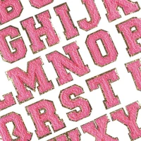 5.5CM ABC Chenille Letter Patches | Iron-On Embroidered Alphabet Sequins for Clothing, Towels & DIY Projects - Image 2