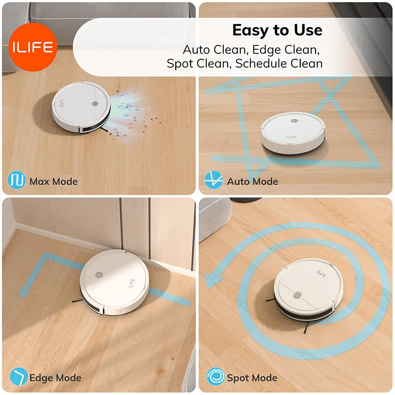 ILIFE X3 Robot Vacuum Cleaner, Tangle-free 3000Pa Suction, 120 Min Runtime, Self-Charging Robotic Vacuum, 2.4GHz WiFi/App/Alexa 6