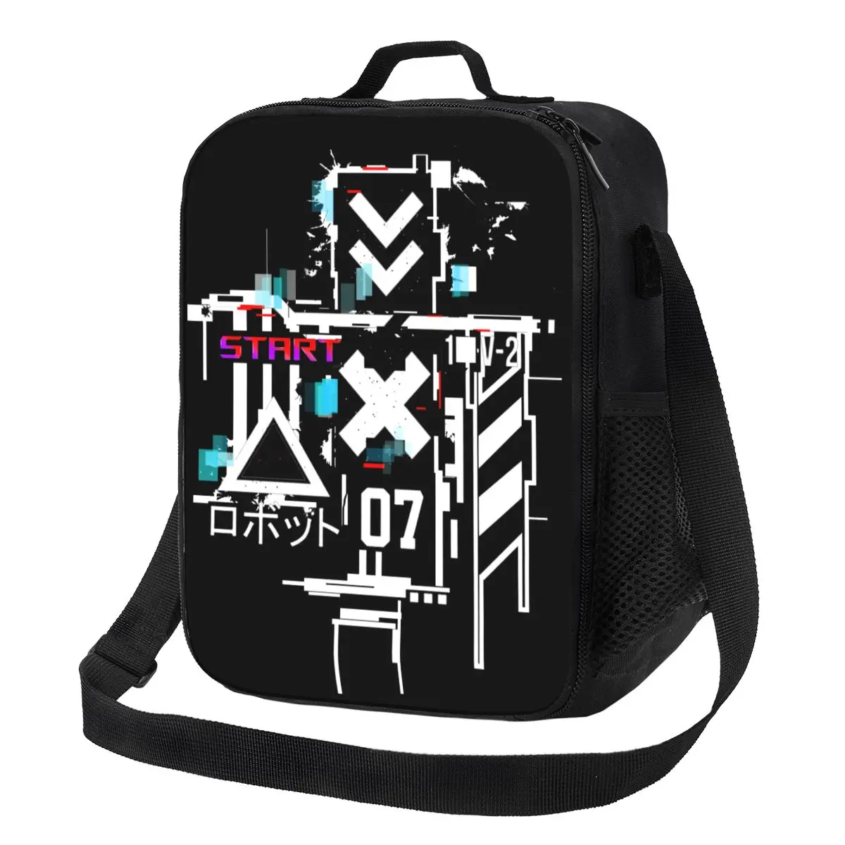 

Techwear изолированная сумка для ланча для женщин в японском стиле Future Tech, уличная одежда, термоохлаждающий Ланч-бокс для детей, школьников