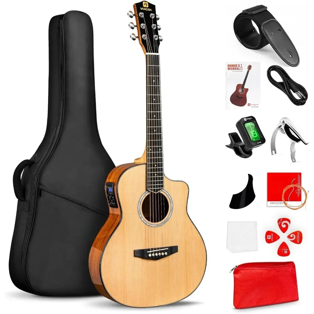 Tiger 3/4 Gitarre Für Kinder & Anfänger - Komplettset Mit Tasche & Stimmgerät