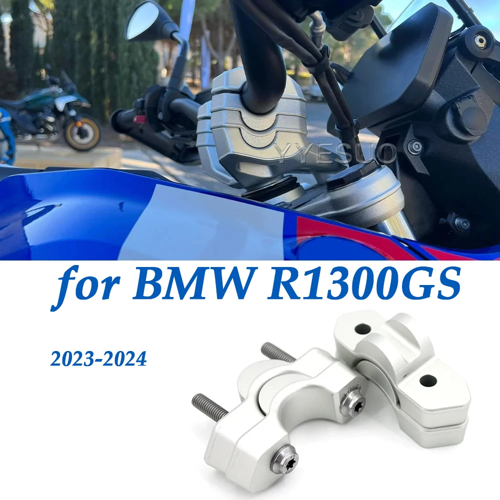 

for BMW 2024 R1300GS Accessories GS1300 R1300GS Motorcycle Handlebar Riser Lifting Handlebar Clamp Extend Adapter R1300 2023-