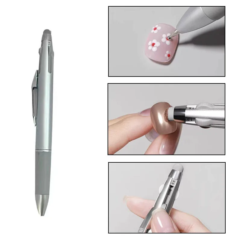 Nail Dotting Pen Nail Art Dotting Tools Ballpoint Pen Design Art Tip Dot Paint Manicure Kit Dot Drawing Home Salon