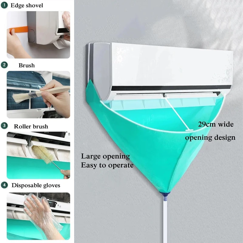 Air Conditioner Cleaning Kit With Drain Water Pipe Full Set Of Cleaning Tools Leak-proof