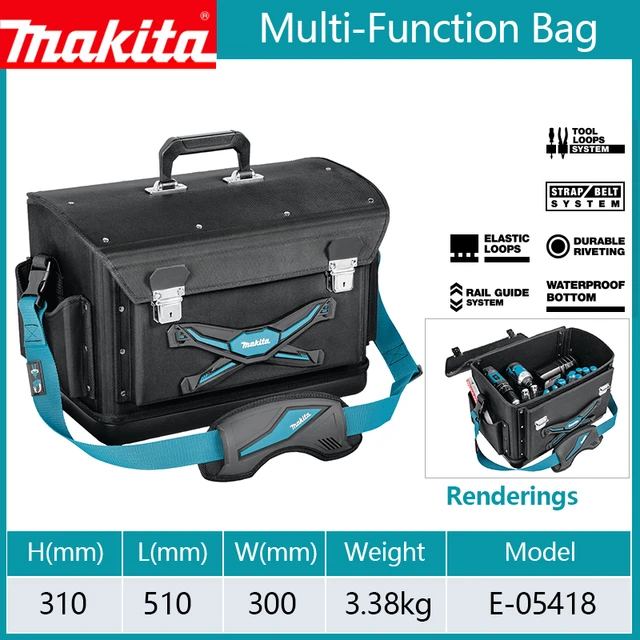 Sacoche d'électricien pour chantier robuste - MAKITA E- 15241