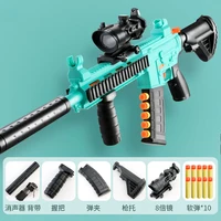 M416 Rifle Manual Soft Bullet Toy Gun Weapons For Children Adults Mint Green Air Heat Toy Gun Blaster Outdoor Game CS Go 1