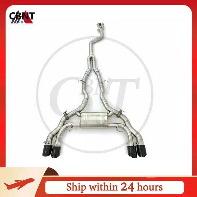 CBNT Catback with Valve Muffler for BMW X3M F97 X4M F98 S58 3.0T MidPipe SS304 Stainless Steel Valvetronic Exhaust Pipe Systems