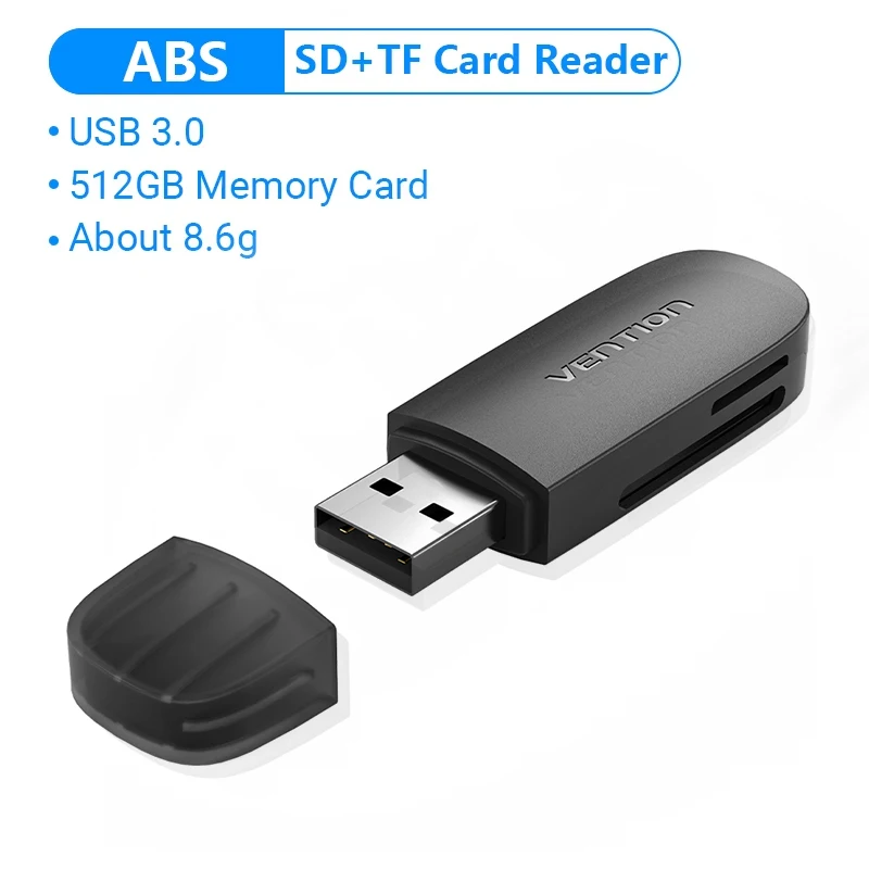 Vention قارئ البطاقات SD USB نوع C إلى مايكرو SD T...