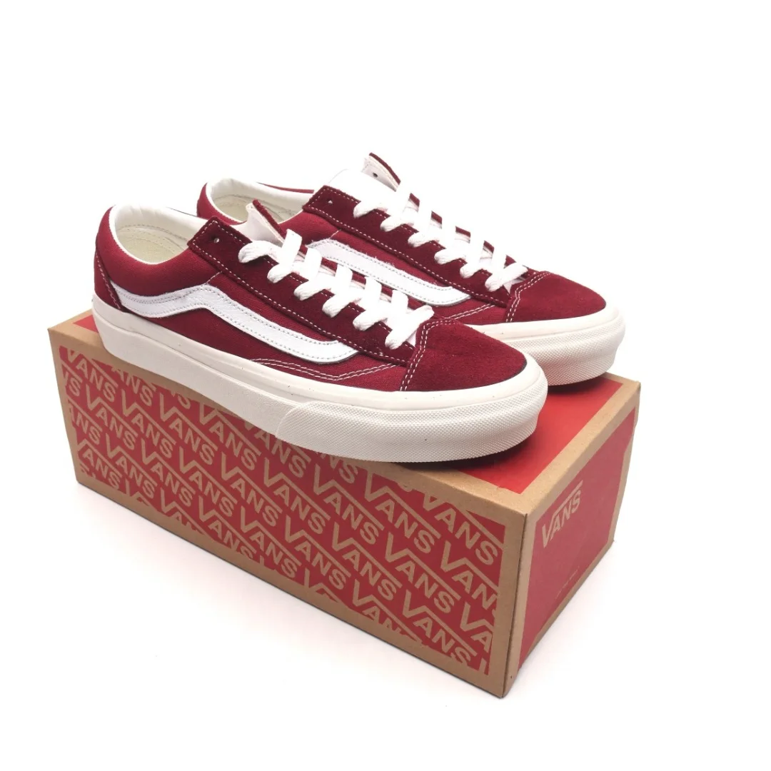 

2024 оригинальные классические кеды VANS Era 95 DX для скейтборда, Красные кроссовки, кеды VANS Off The Wall, Мужская/женская спортивная обувь для тенниса