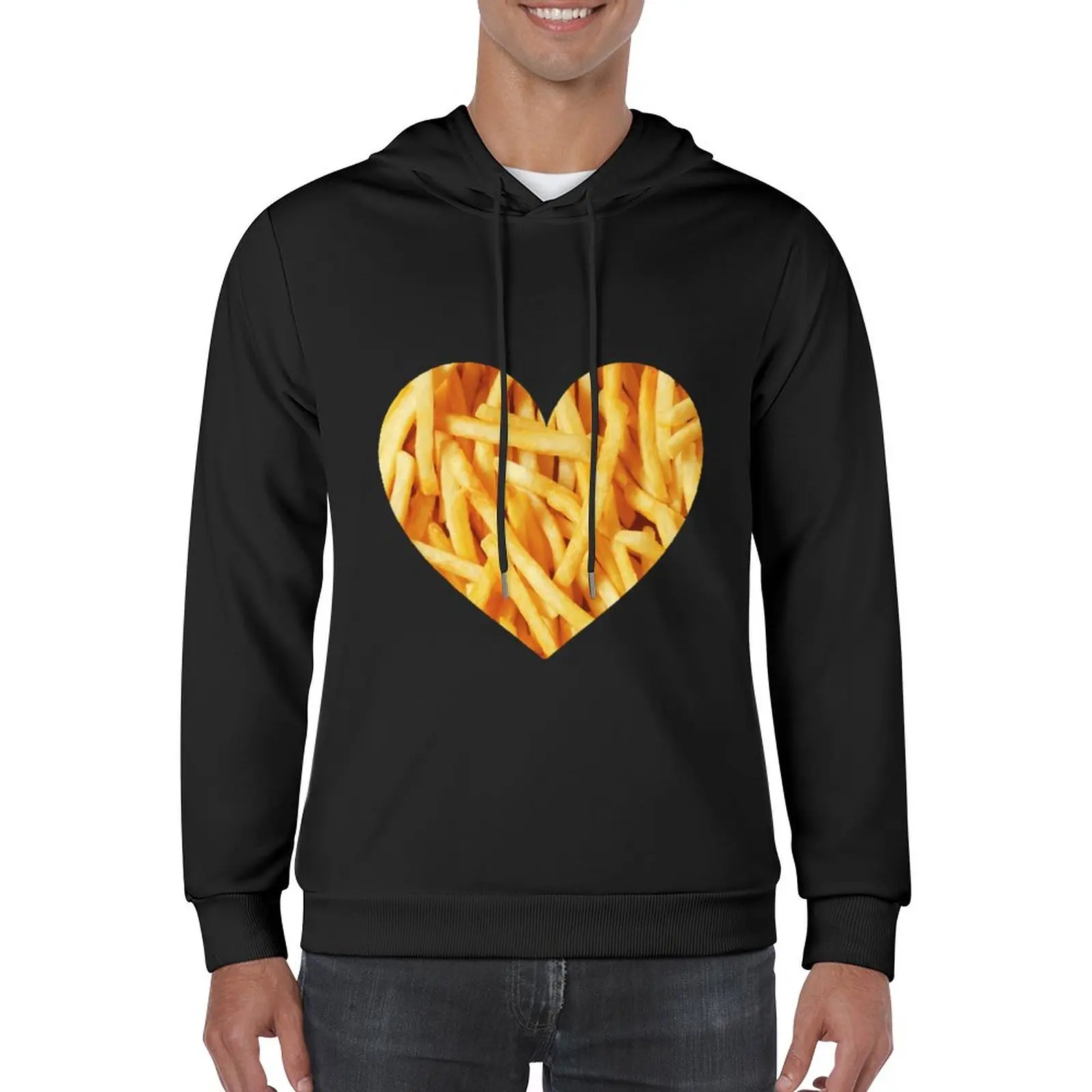 

New Fries Love Pullover Hoodie anime clothes korean clothes anime hoodie