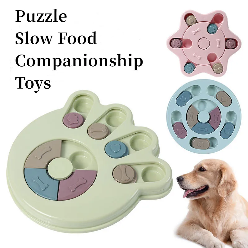 Hundes pielzeug Puzzle Slow Feeder interaktive Erhöhung Welpen iq Futter Spender langsam essen rutsch feste Schüssel Haustier Katze Hunde Trainings spiel