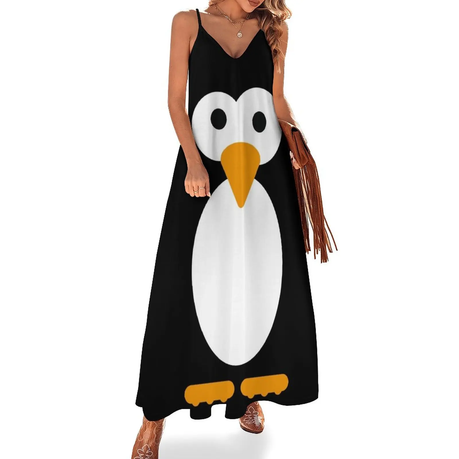 

Minimal Penguin Sleeveless Dress dress womens dress luxury dress